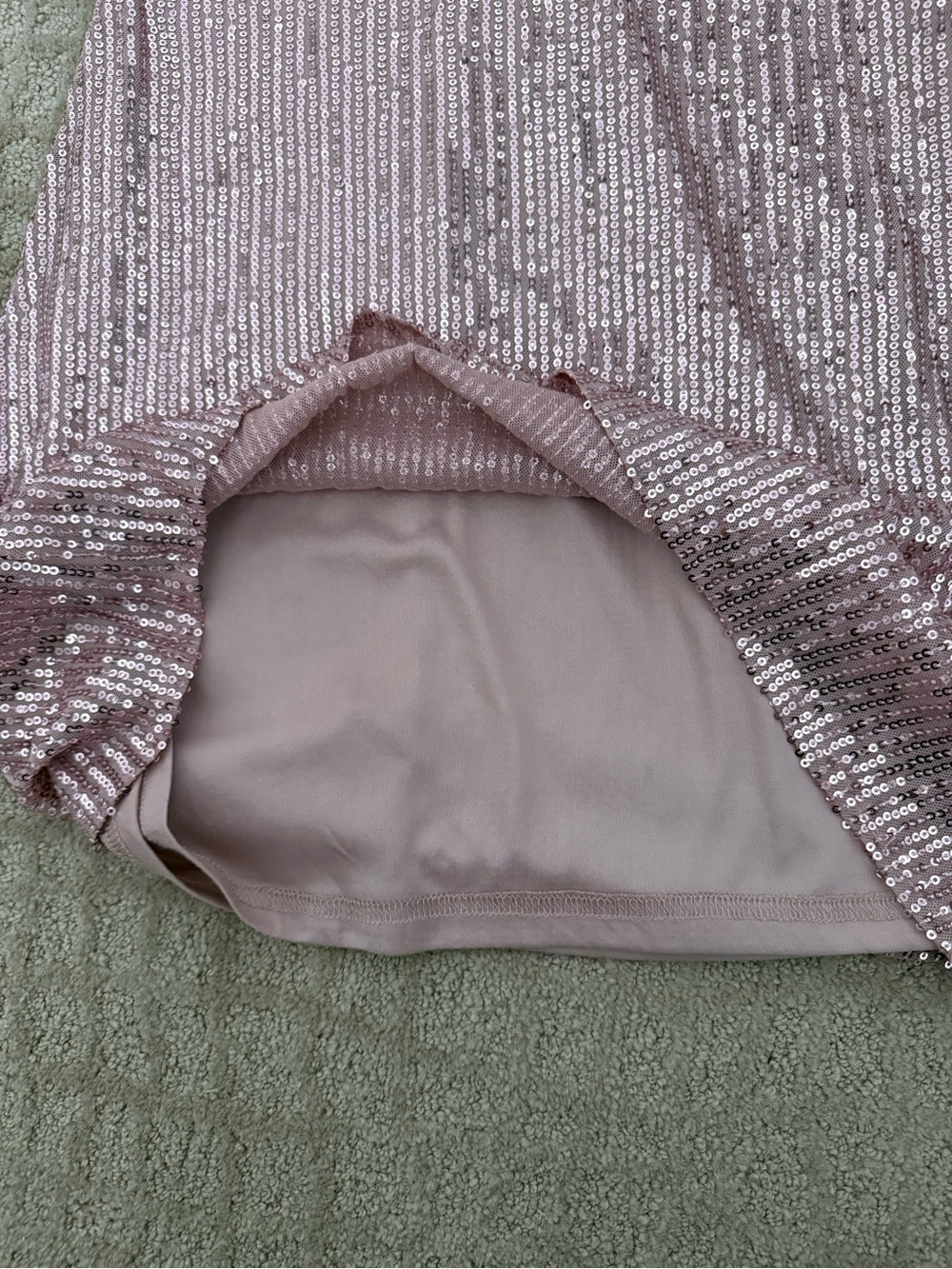 Lulu's Rose Pink Sequin Mini Slip Dress - Picture 5 of 7